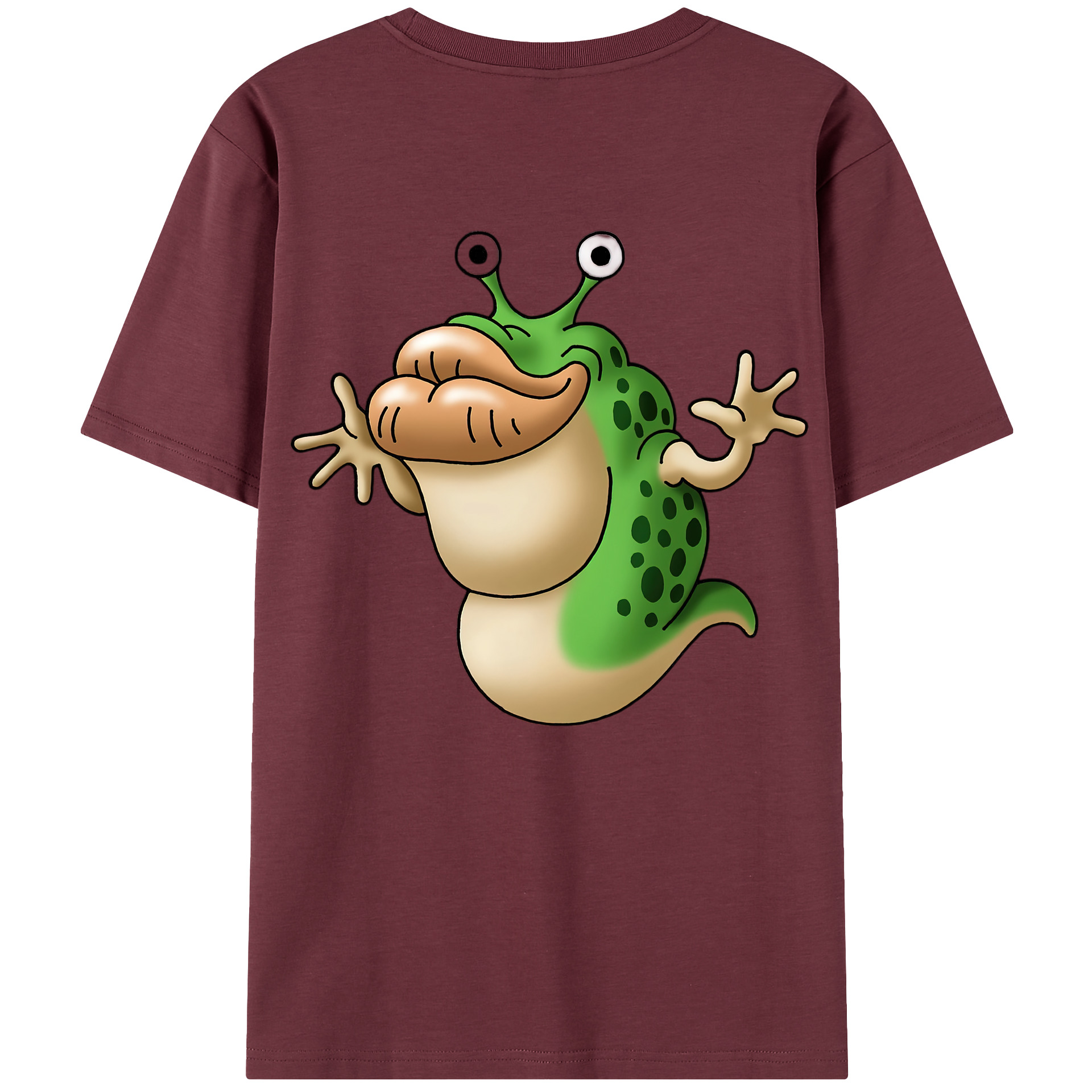 （画像用） ドラゴンクエスト Doragon Kuesuto Dragon Quest 綿100％半袖Tシャツ（背面プリント）